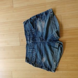 Denim shorts